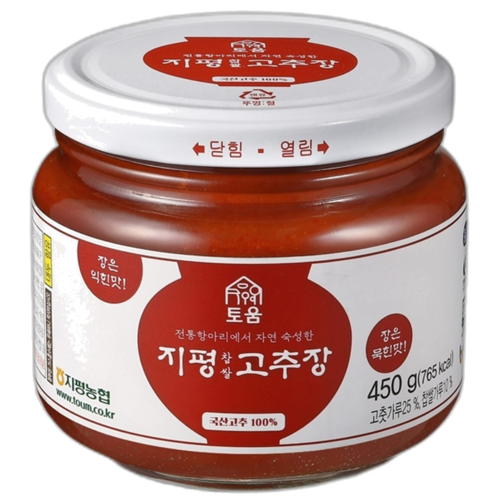 지평농협 토움 찹쌀 고추장 450g, 450g, 1개 16,200원