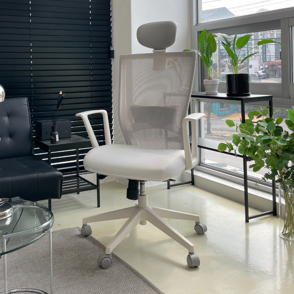 맞춤제작 커버무드 시디즈 의자 좌판 호환 커버, 화이트, 1개 14,500원