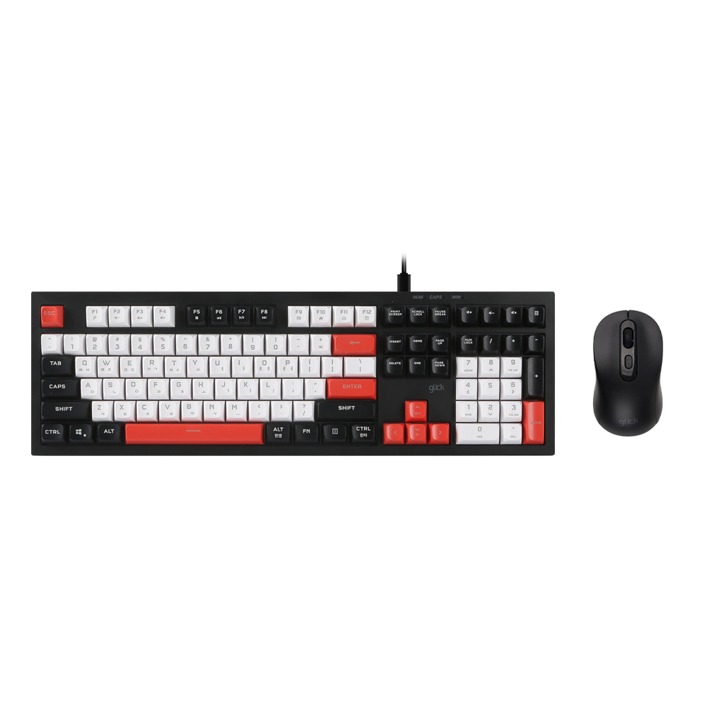 지클릭커 오피스프로 OPS70 사일런스 M 풀윤활 108키 마들렌 무소음 키보드 마우스 세트 포커 26,200원