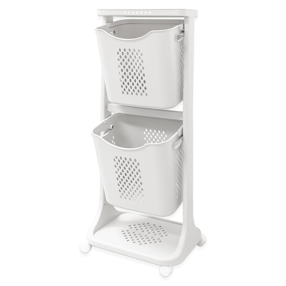 아임홈리빙 라인 스탠다드 대용량 빨래바구니, 화이트 17,100원