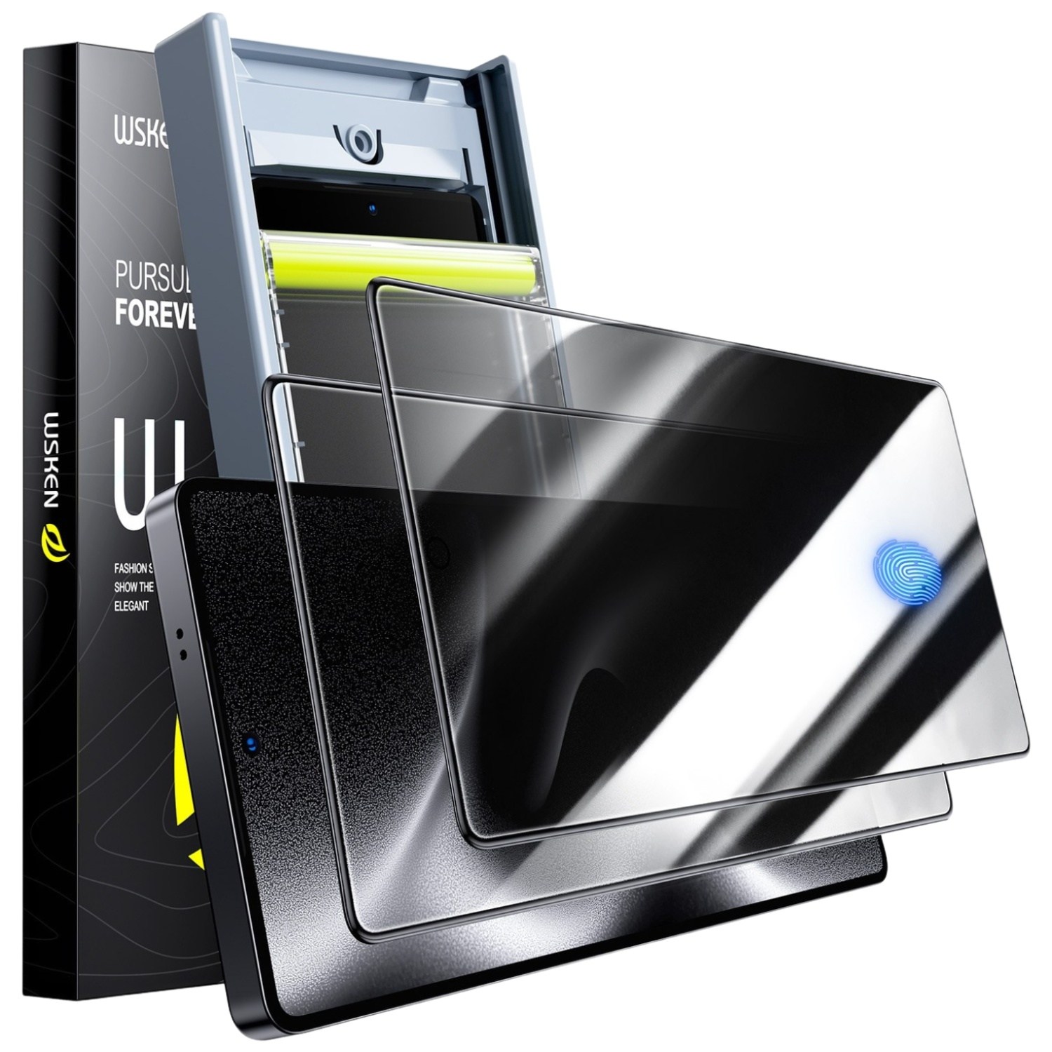 WSKEN 사생활보호 지문방지필름 Easy 자동부착, 2개 38,600원