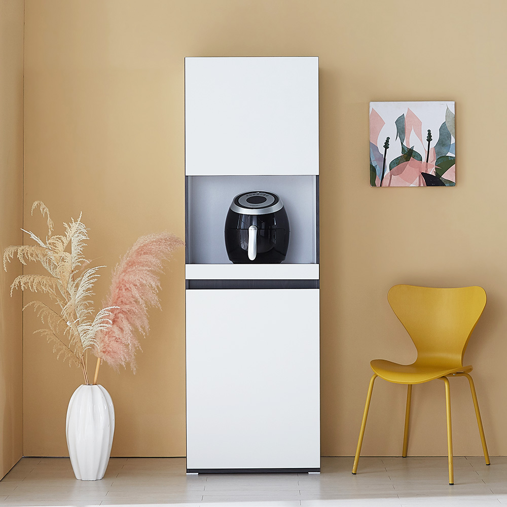 미자크 리버스 밥솥 틈새수납장 1860 / 오브제 주방수납장 다용도 팬트리 수납장 속깊은 키큰 장 냉장고 600 500 199,900원