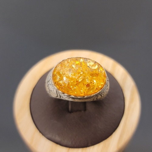 실버 호박반지 수공예은 원석 279,900원