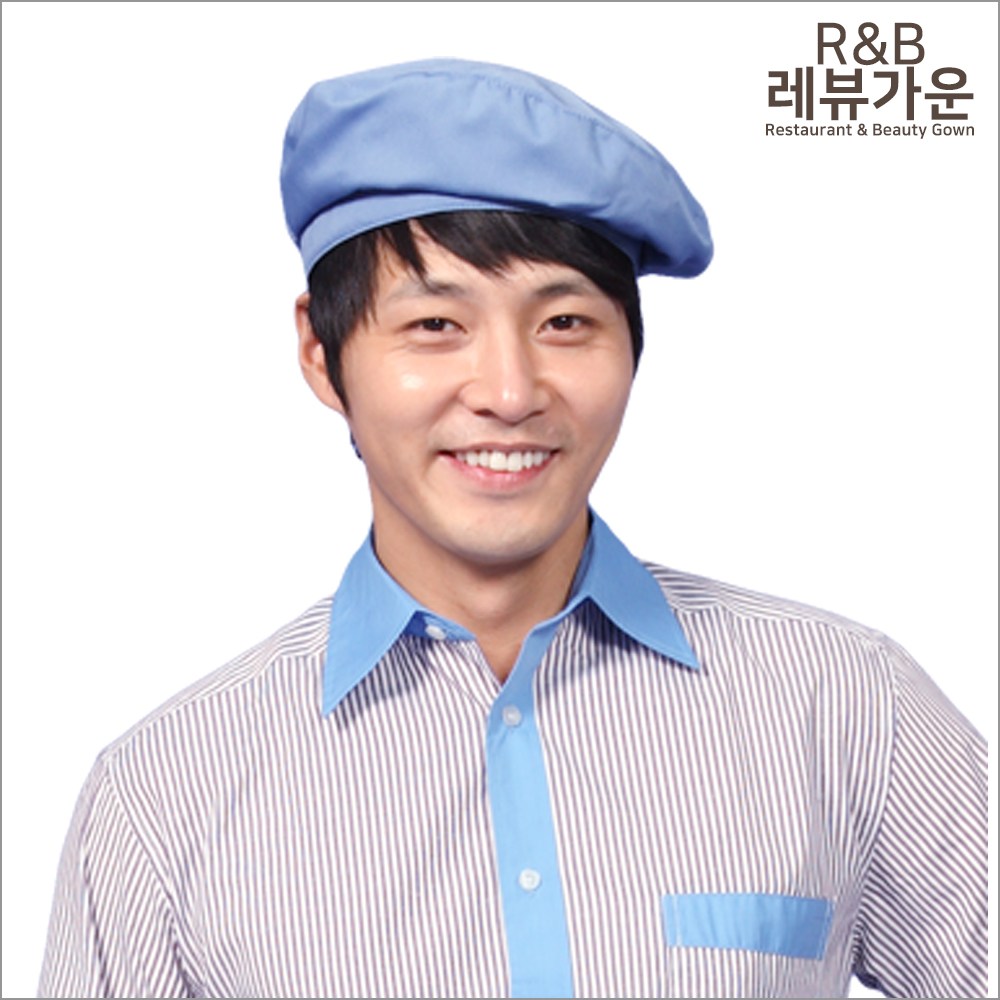 레뷰가운 CA38 베레모 커피숍 주방모자 위생모자 조리모 9,000원