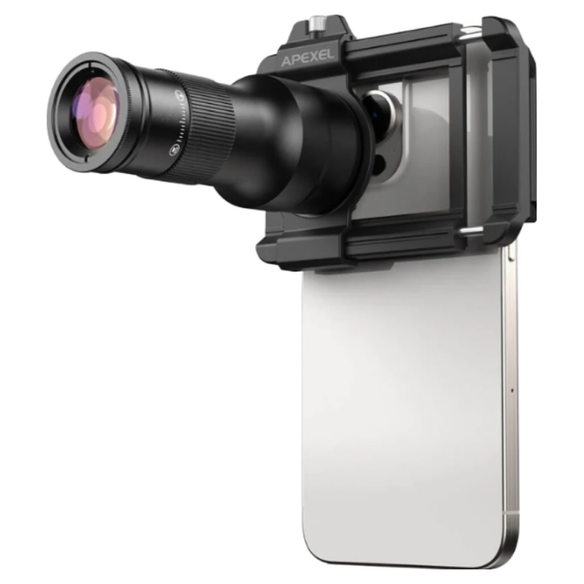 에이펙셀 2in1 텔레매크로 렌즈 핸드폰 카메라 6배율 망원/접사 확대경 범용 호환, 1개 69,800원