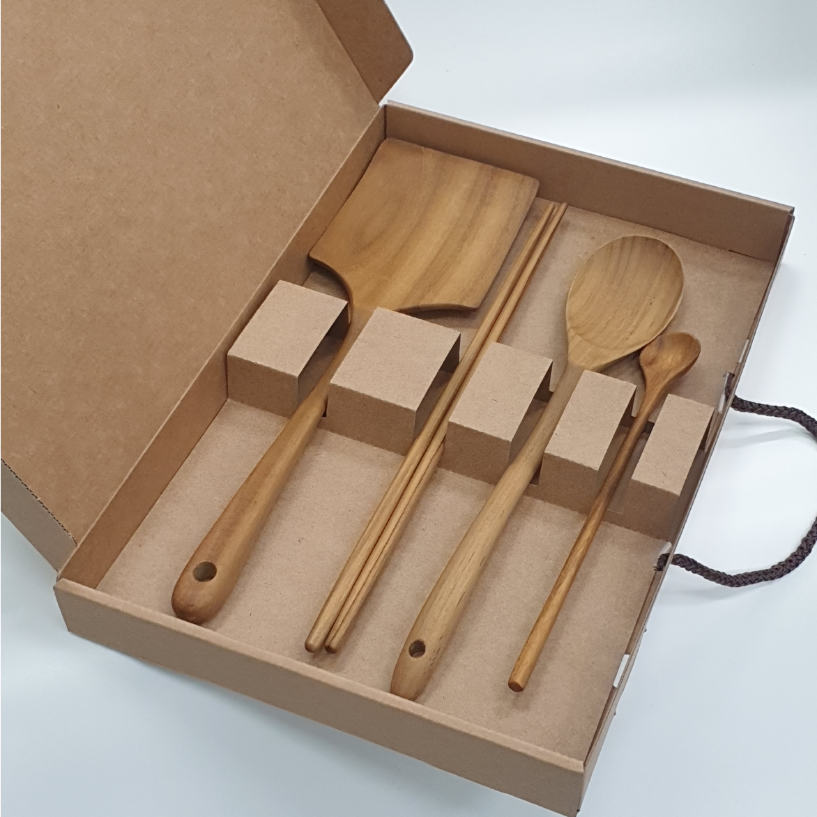 티크원목 나무 조리도구 4종세트, 1개, 단일, 조리도구4종세트 22,000원