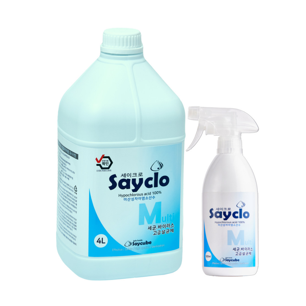 세이크로 바이러스 살균소독제 4L+500ml 리필 스프레이 1세트, 현재가 26,000원