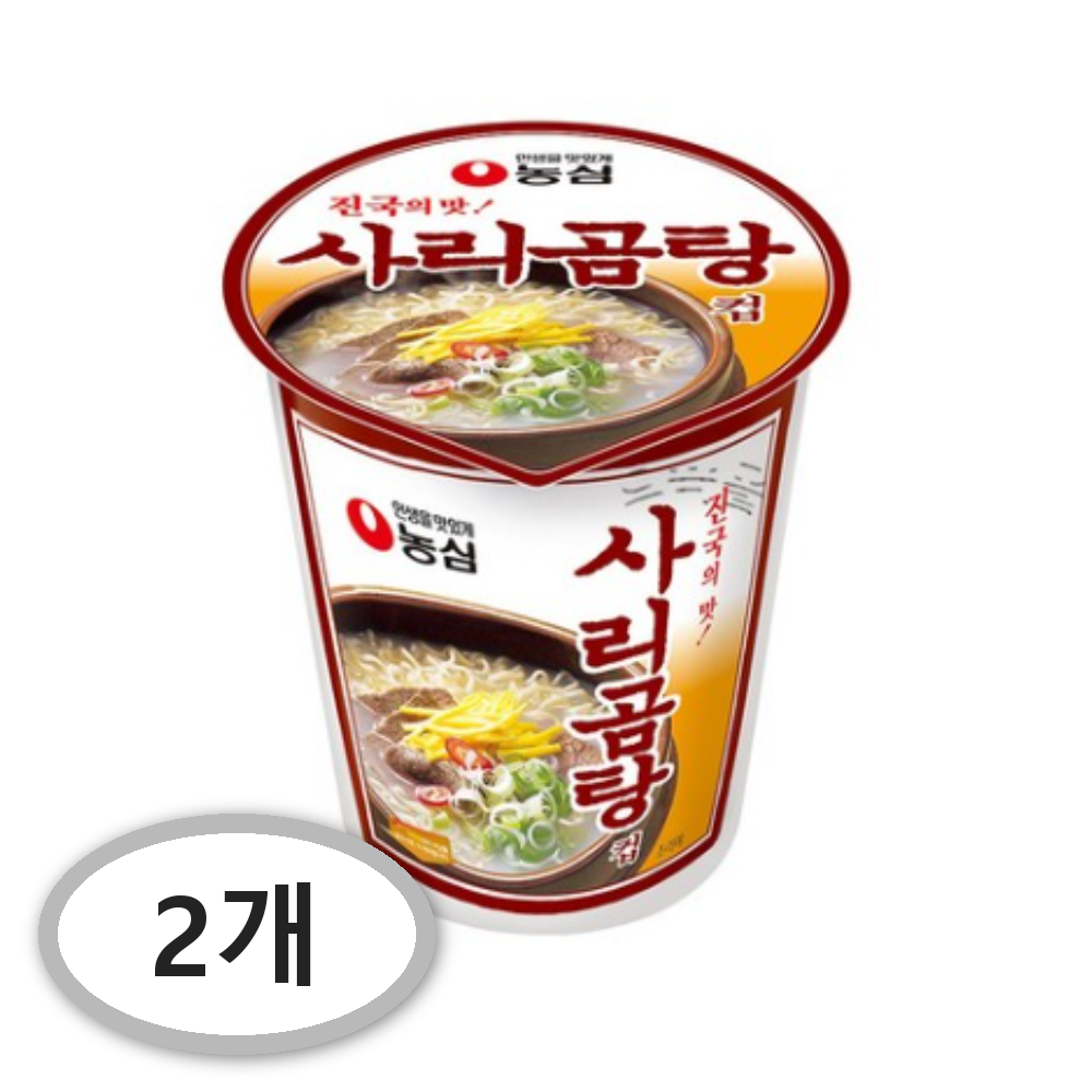 농심 사리곰탕컵 61g, 2개 4,820원