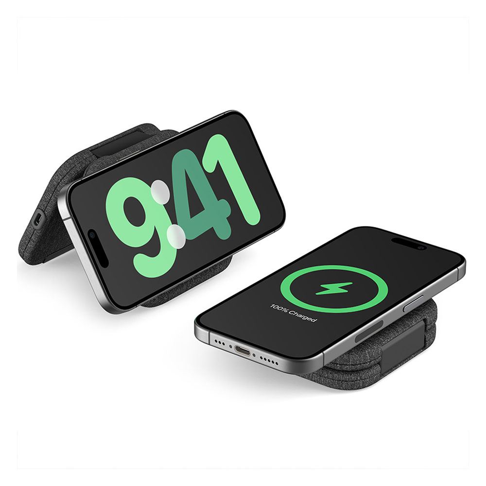 벨킨 부스트 차지 프로 Qi2 15W 2in1 마그네틱 무선 고속 충전 여행용 패드 WIZ026krBK 139,000원