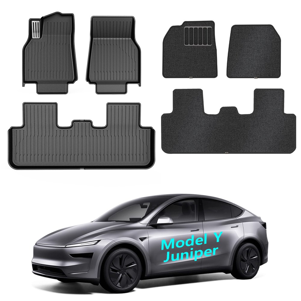 [Vihimai] 테슬라 모델Y 주니퍼/모델3 하이랜드 호환 TPE 고급 발매트 알루미늄 페달 포함 트렁크매트 내마모성 담요 카매트 풀세트 악세사리, 모델y 주니퍼, 2020-2026, 현재가 125,000원
