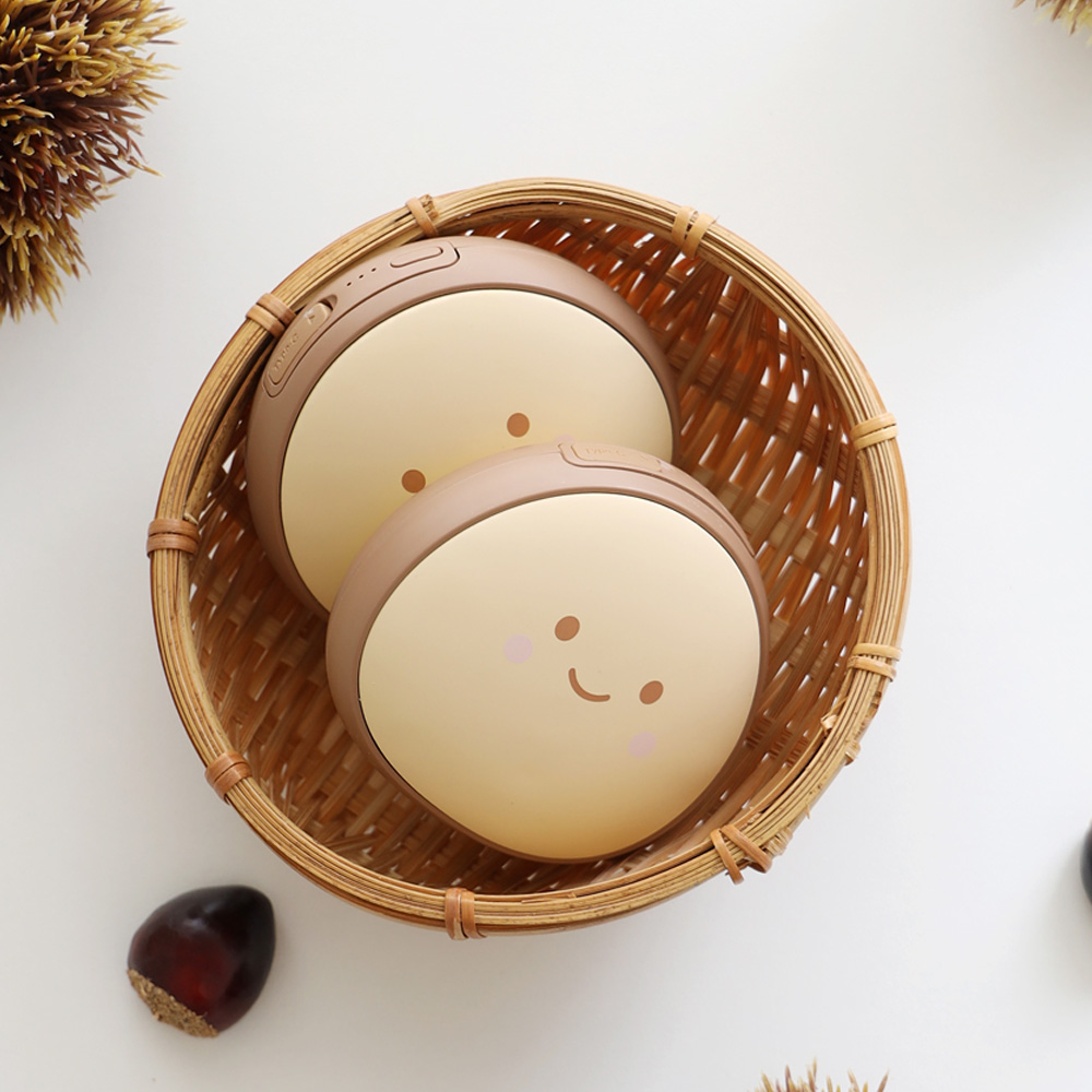 1+1 알로코리아 휴대용 충전식 손난로 보조배터리 알밤 + C타입 충전 케이블 세트 45,900원