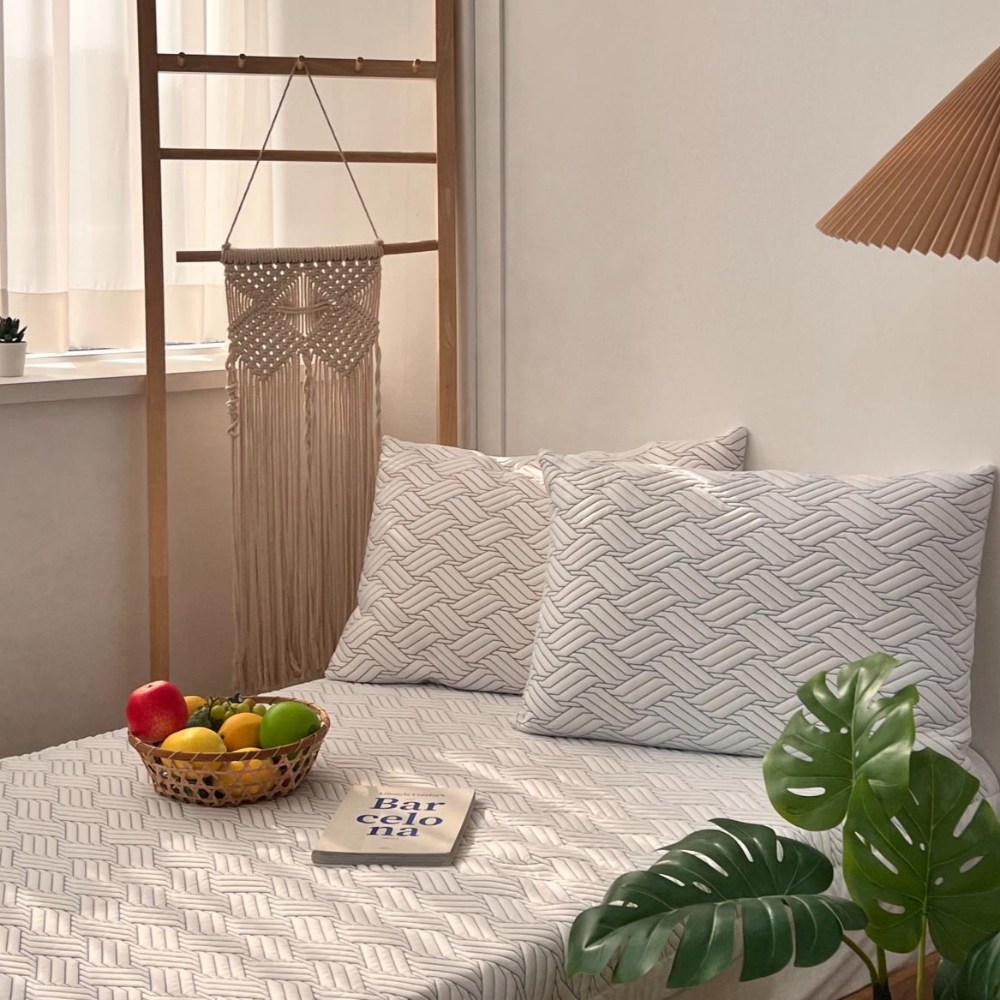 플로앤홈 휴비스 정품 듀라론 100% 고 기능성 여름 침대 냉감 패드, 베이지 69,000원