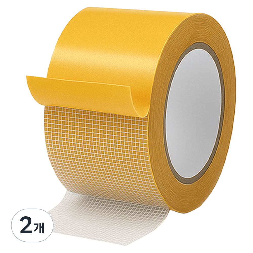 러블리팜 초강력 메쉬 양면 테이프 50mm x 10m, 투명, 2개 13,800원