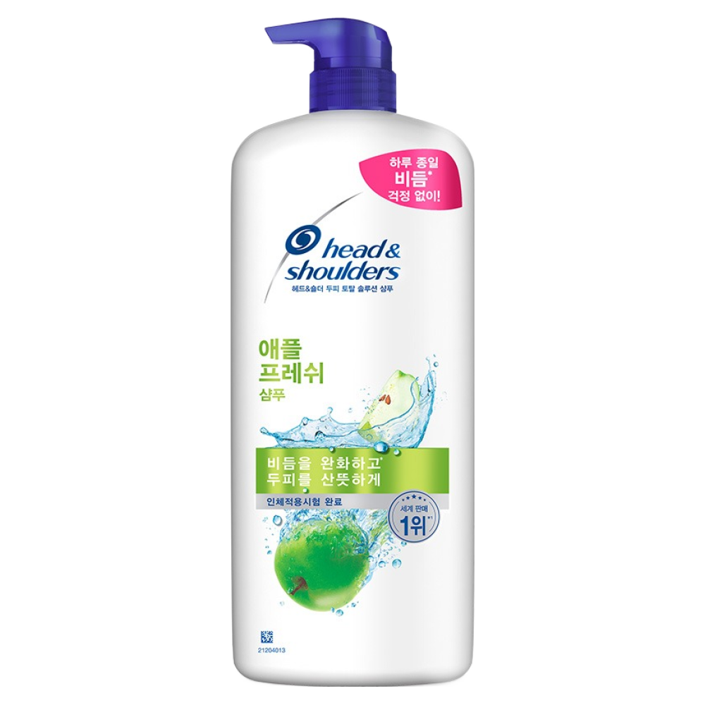 헤드앤숄더 두피 토탈 솔루션 애플 프레쉬 샴푸 12,990원