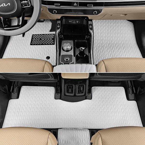 아이칸 제네시스 GV60 호환 리노 가죽 바닥매트 자동차 카매트 확장형 발판 차량용품 (21년~) 49,800원