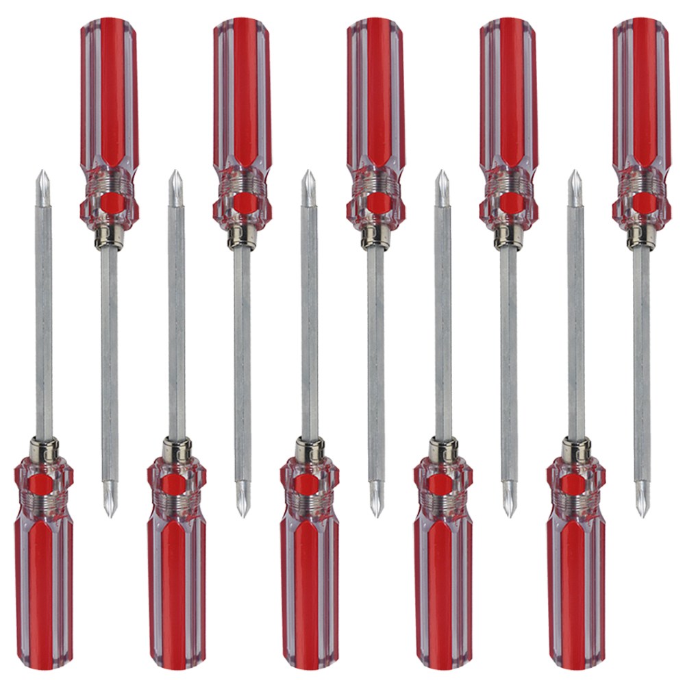 양용드라이버 A타입 2호 - 10개 드라이버 양용 수공구 미니드라이버 공구세트 뺀찌 나사, 10개 16,600원