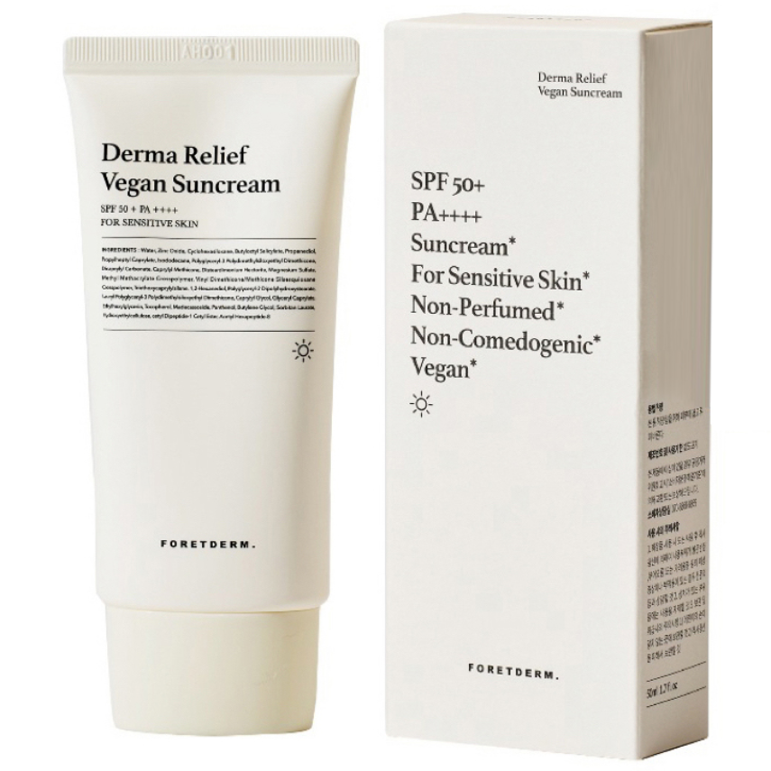 포레덤 더마 릴리프 비건 무향 무기자차 선크림 SPF50+ PA++++, 50ml, 1개 22,400원