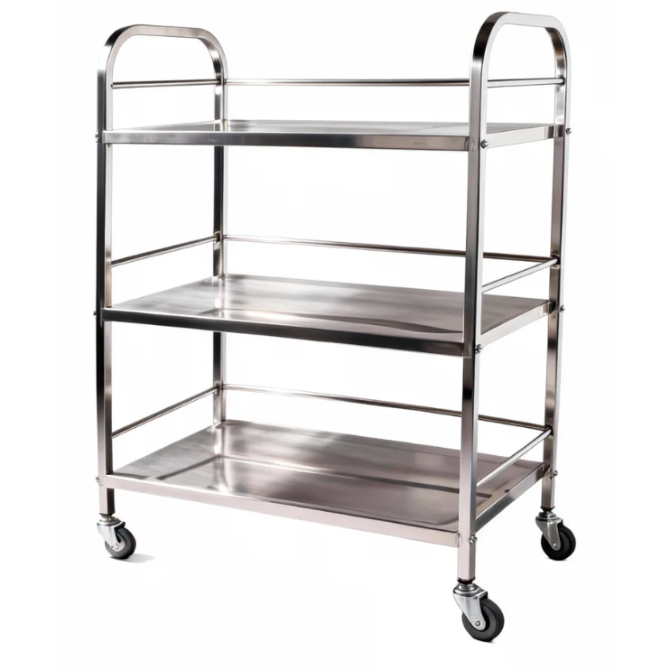 YAPOGI 스텐 푸드트럭 넘침방지 3단카트 이동식 훠궈 트롤리 업소용 핸드카트 훠궈  모임 이동식 트롤리 44,100원
