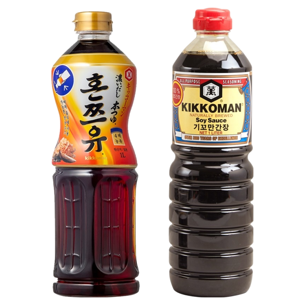 기꼬만 간장 1L + 혼쯔유 1L, 2개, 1L 16,700원