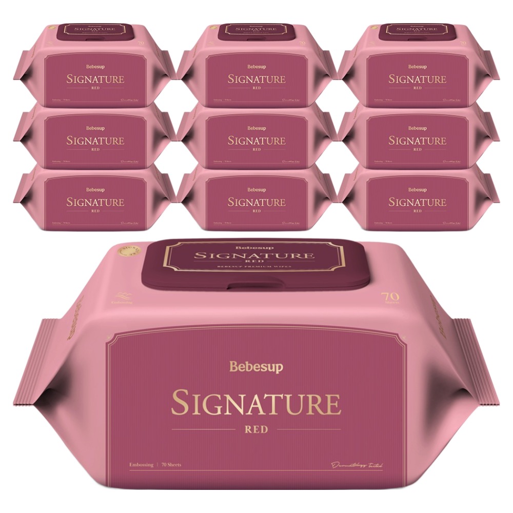 베베숲 시그니처 레드 유아물티슈 캡형 24,900원