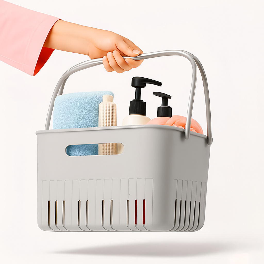 라라마을 깨끗 물빠지는 목욕 바구니, 그레이 13,800원