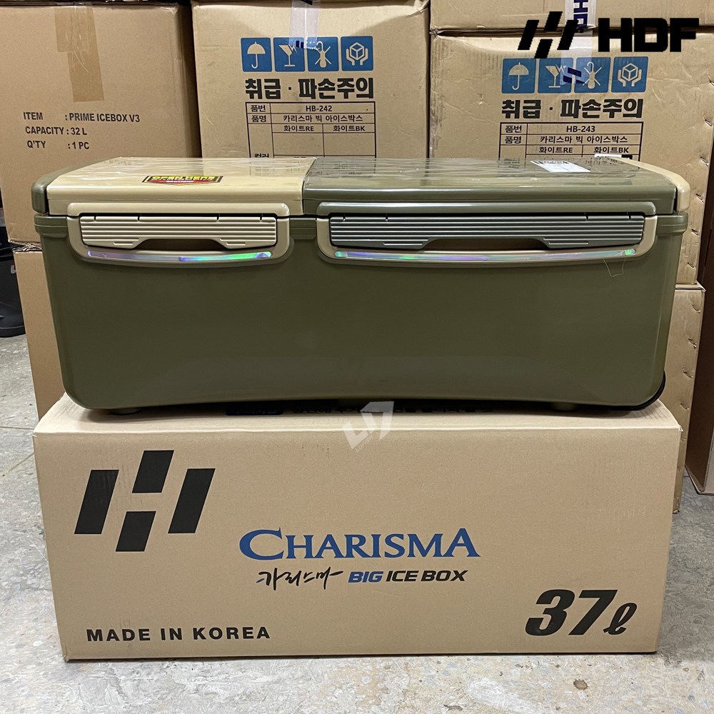 해동 카리스마 아이스박스 37L 37리터 갈치 대장쿨러 바퀴형 캐리어 HB-3186 250,000원