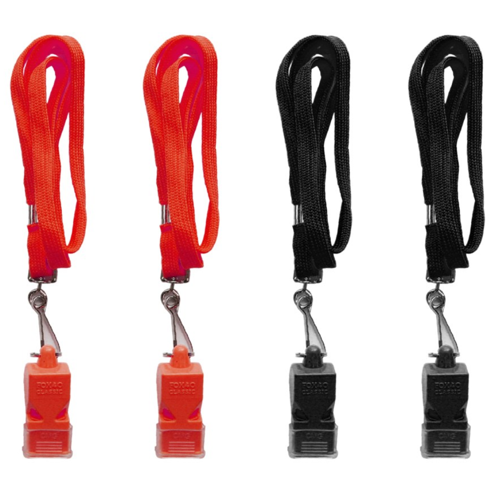 안심귀가 호신용 휘슬 호루라기  WH700RB 호각 4개세트 (검정-2개,빨강-2개) 6,800원