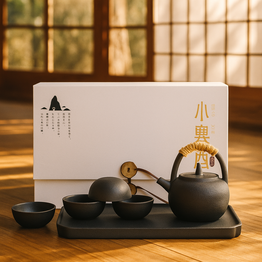 케이비지리테일 묵백헌 숙우 고급스러운 화산석 일본풍 전통 찻잔 세트 49,900원