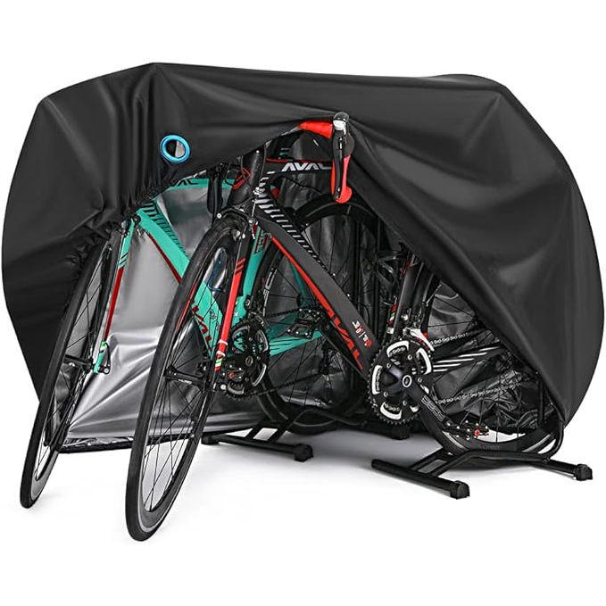 서치잇 프리미엄 사계절용 자전거 커버 방풍방수 날기방지 설계 실내외 보관용 자전거 덮개 210T나일론 자전거 덮개 방풍 먼지차단 단열 비방지 사이클 보호 커버, 1개, 블랙 15,900원