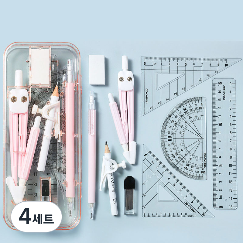 유로엔젤 제도용 캠퍼스 룰러 9종 + 필통 문구세트 33,600원