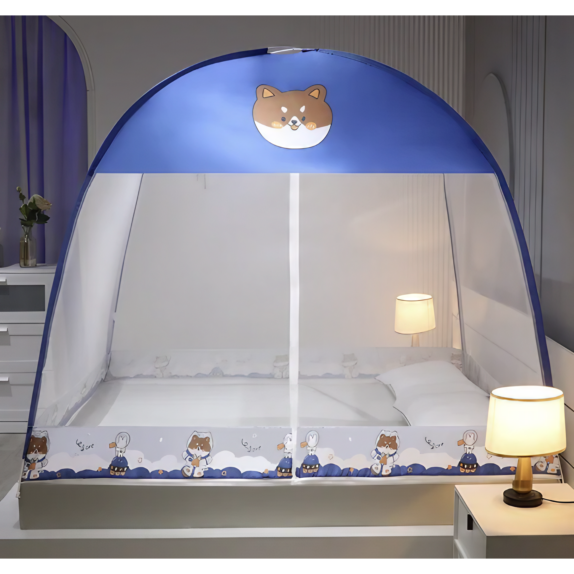 생활잇다 침대 모기장 텐트 1인용 원터치모기장 슈퍼싱글 28,800원