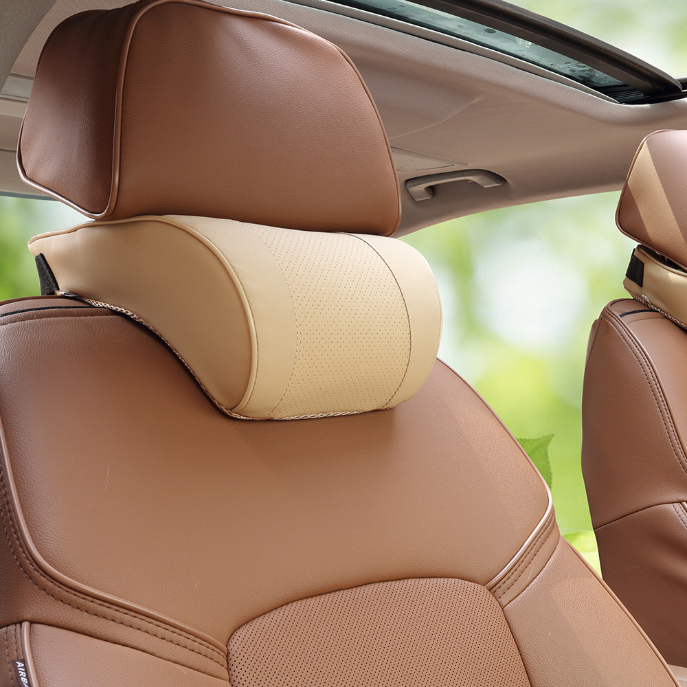 다니카 차량용 메모리폼 가죽 헤드 쿠션 TO-001, 아이보리, 1개 9,630원