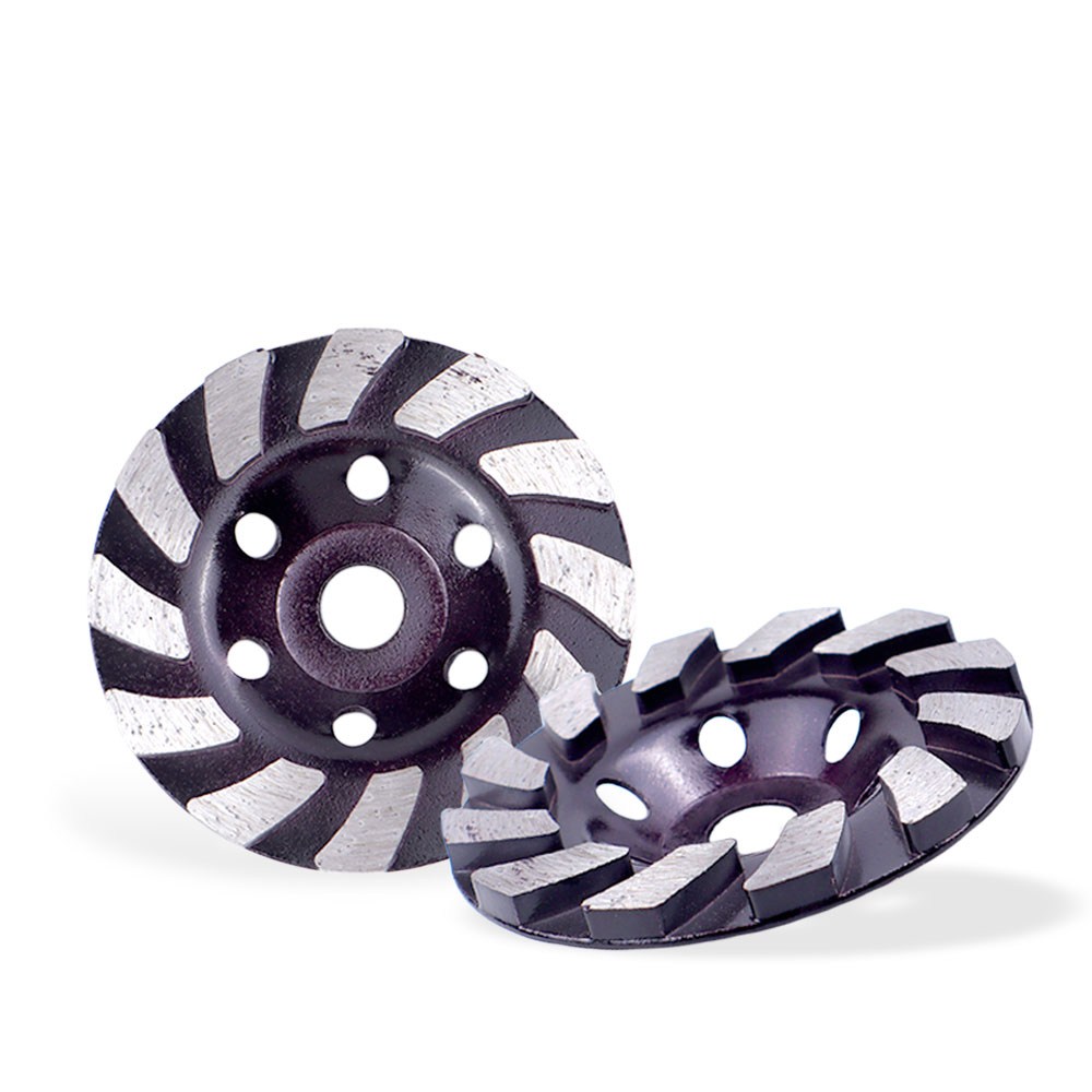 공구하자 다이아몬드컵 그라인더날 석재 연마 날 연마석 연삭 로테이션 연마휠 4인치 싱글라인, 1개 3,980원