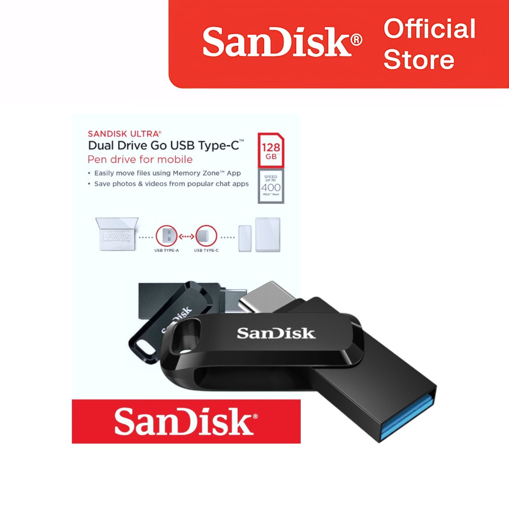 샌디스크 USB 메모리 DDC3 블랙 C타입 OTG 3.2 대용량 40,000원