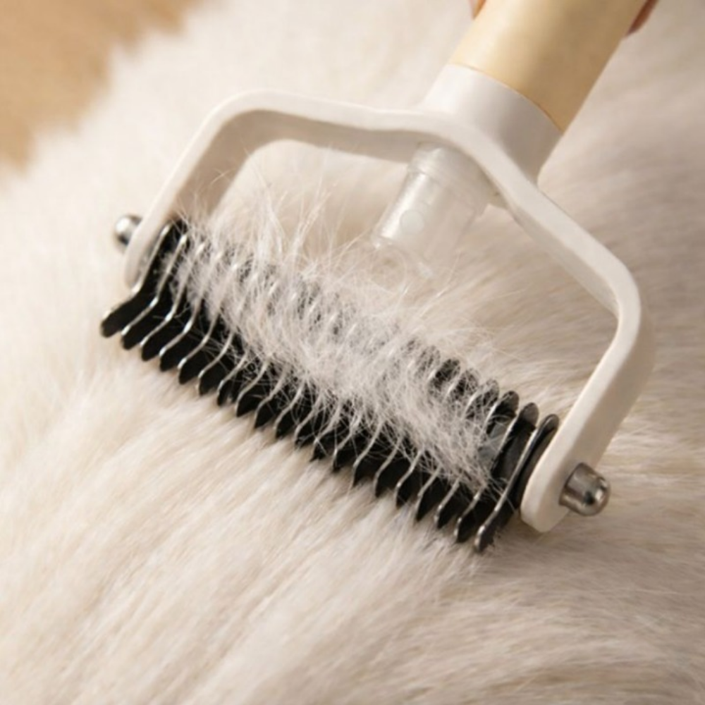 아이노르 반려동물 엉킴 해소 죽은털 제거 브러쉬, 1개, 옐로우 12,900원