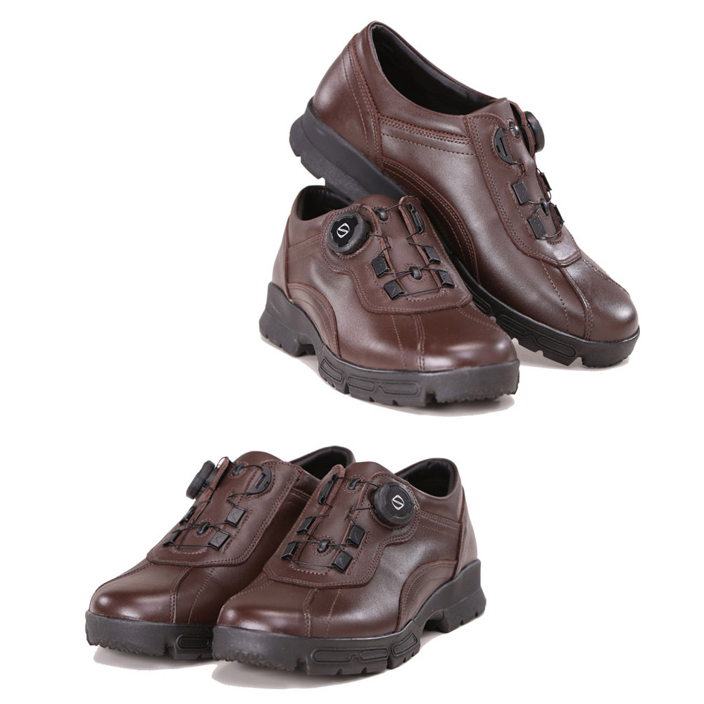 [특허인솔] 리파인 다이얼 소가죽 밸런스화 남성용 여성용 국내생산 발이 편한 건강신발 자세교정 키높이 컴포트화 워킹화 수제화 효도화, 현재가 79,900원