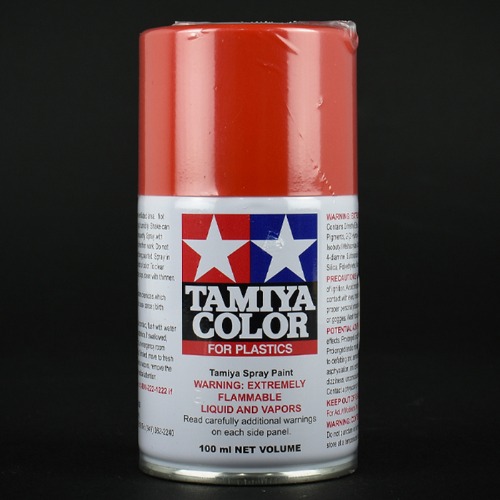 (85049) 타미야 스프레이 TS49 브라이트 레드 유광 플라스틱용 100ml 11,200원