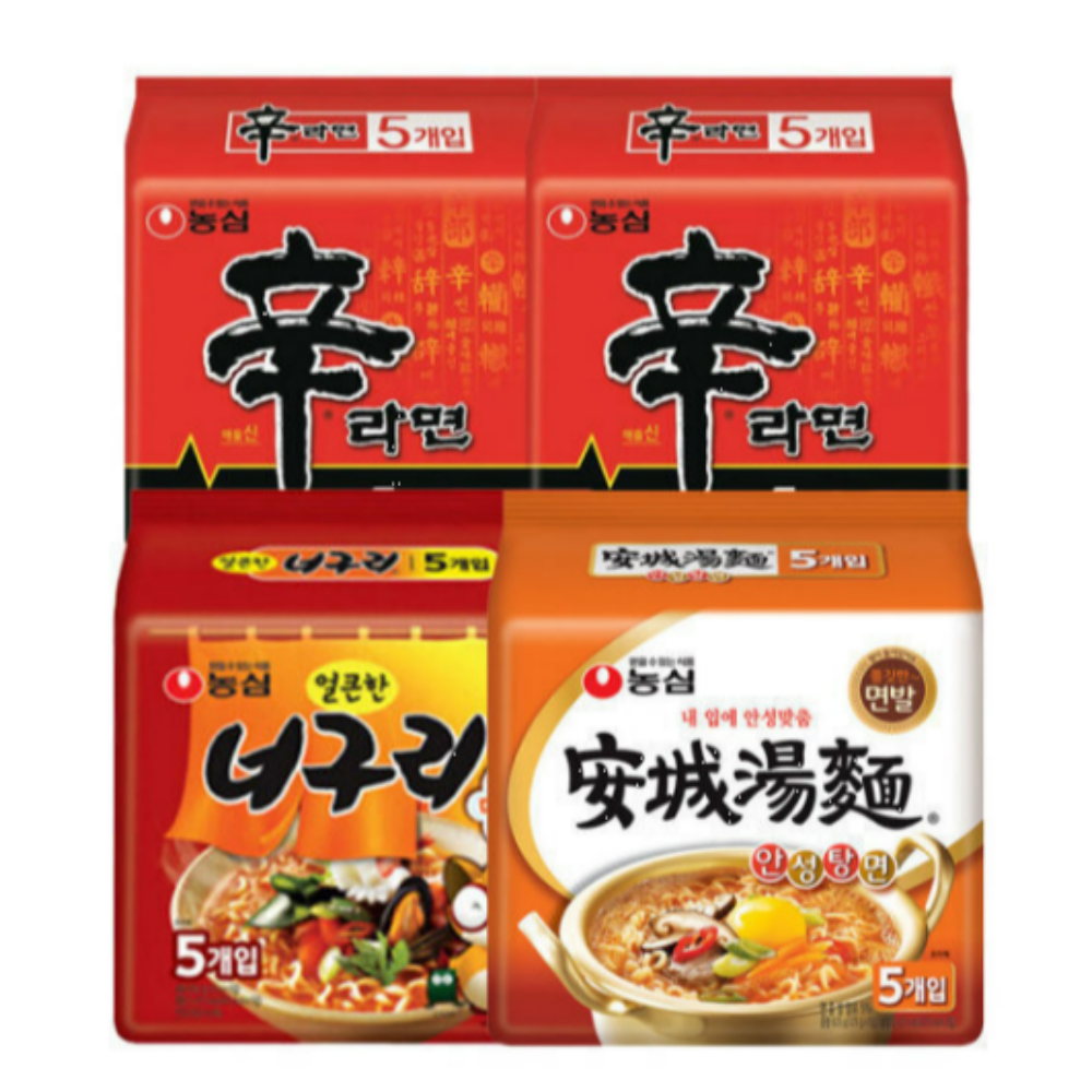 농심 신라면 10개+안성탕면 5개+너구리 5개/2세트구매시 1000원 할인X넉넉한 유통기한 27,000원