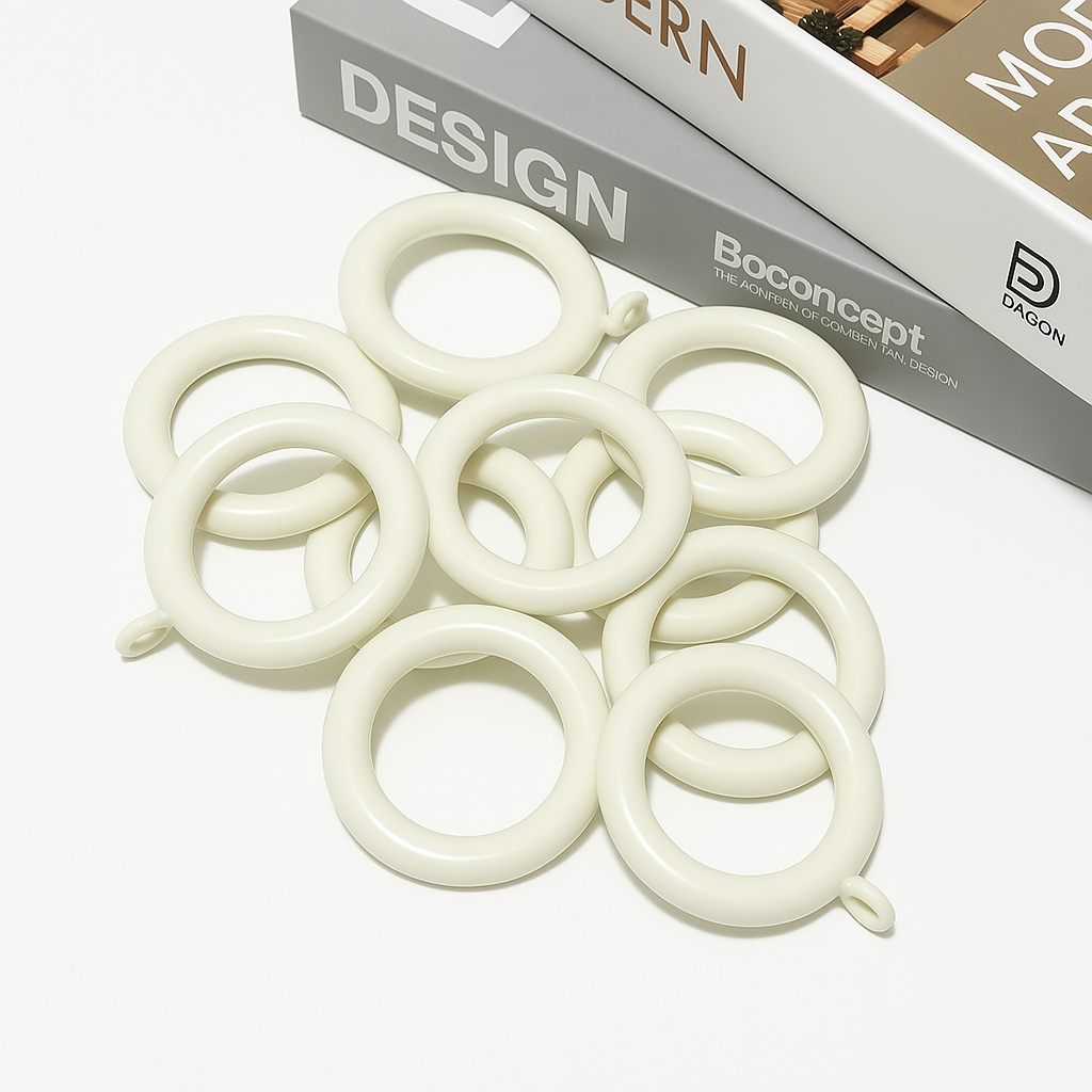 룸앤무드 커튼링 25mm 아이보리 50p 1세트, 50개, 아이보리 8,900원