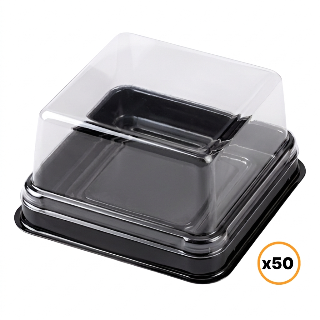 고이담50P 세트 투명 사각 화과자 월병 떡 두쫀쿠 포장 용기 PET 케이스 11,900원