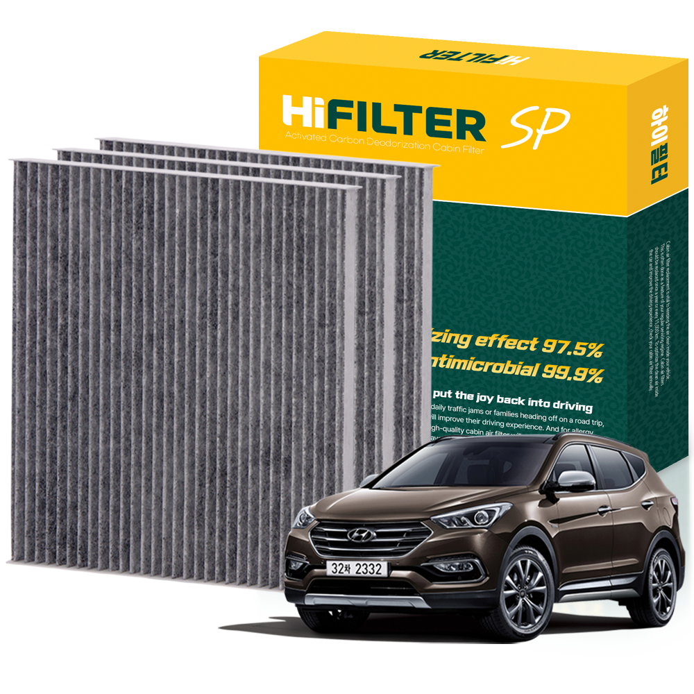 하이필터 현대 자동차 싼타페 활성탄 에어컨필터 9,800원