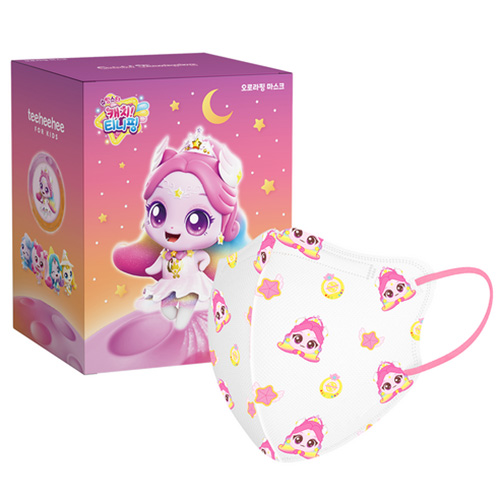 티히히 캐치티니핑 오로라핑 캐릭터 마스크 아동용 소형M, 25매, 1개, 오로라핑 19,750원