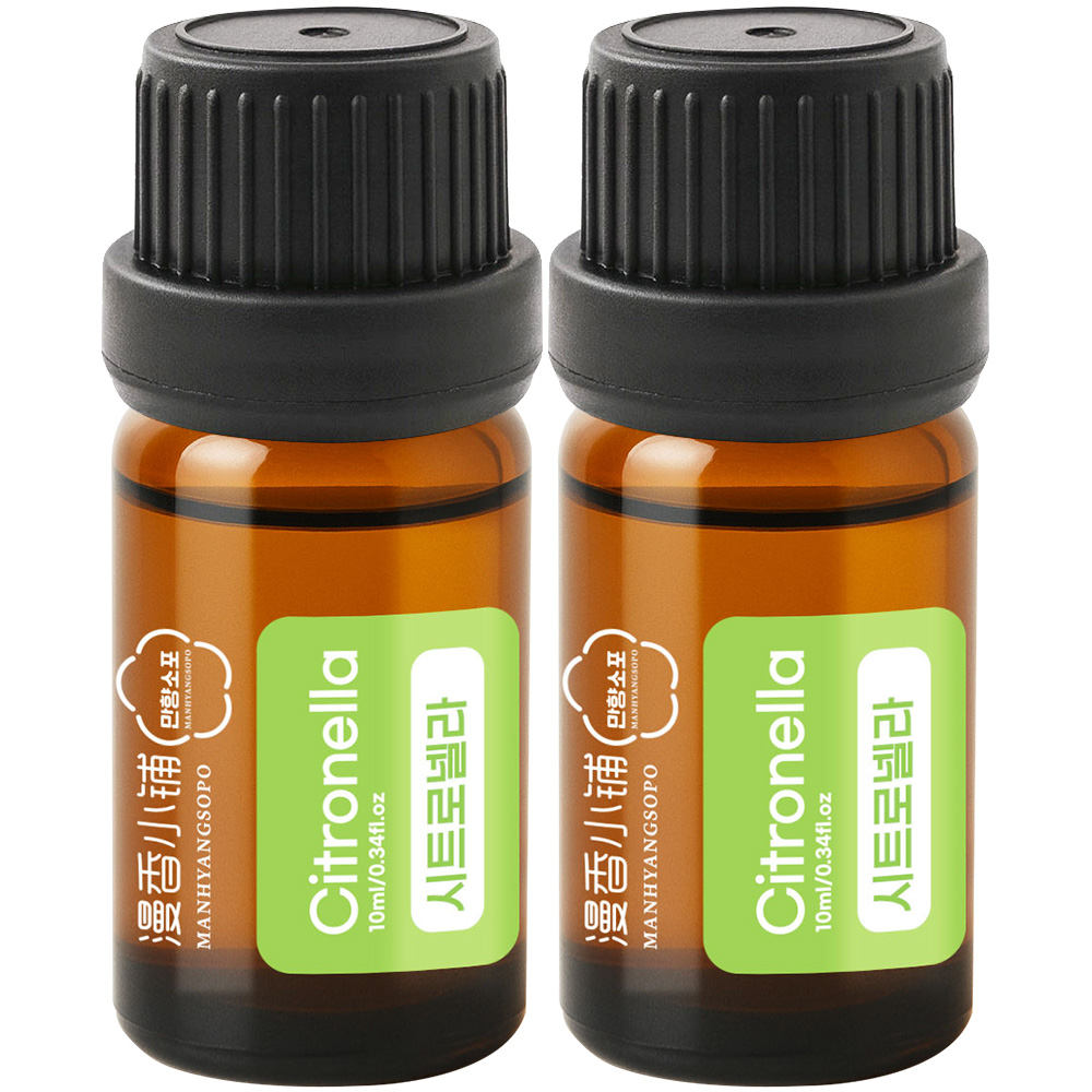 1+1 천연 100% 아로마 오일 에센셜 만향소포 PETA 비건 아로마테라피 6,460원