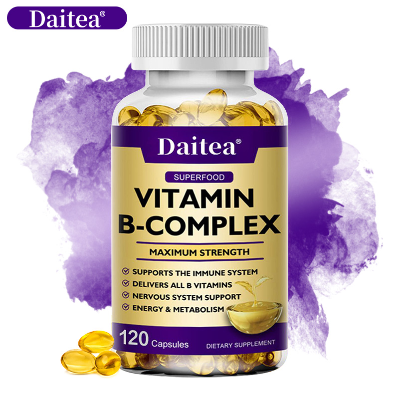 종합비타민B 보충제 - 비타민B1, B2, B3, B5, B6, B8, B12 함유 - 에너지 보충, 신진대사 촉진, 60회분, 1개 18,300원