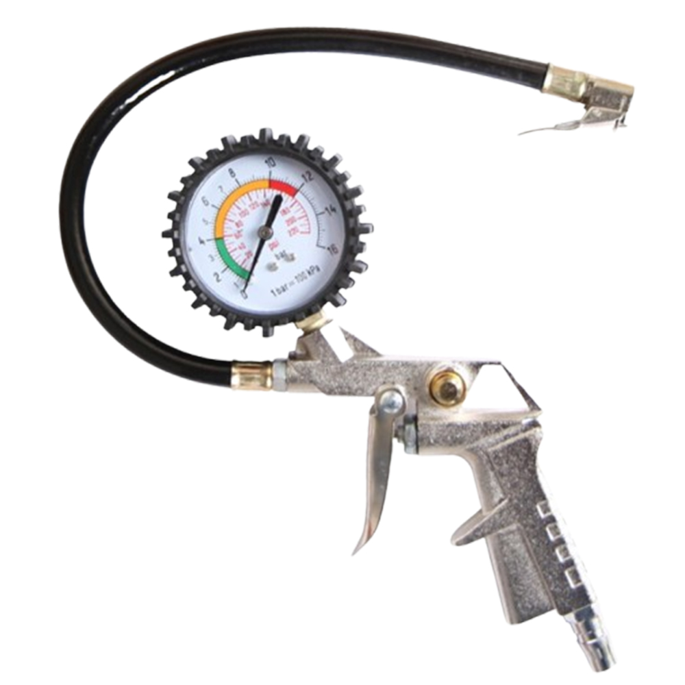 제이팩 타이어 공기압 아날로그 게이지, 1개, 실버, 현재가 8,900원