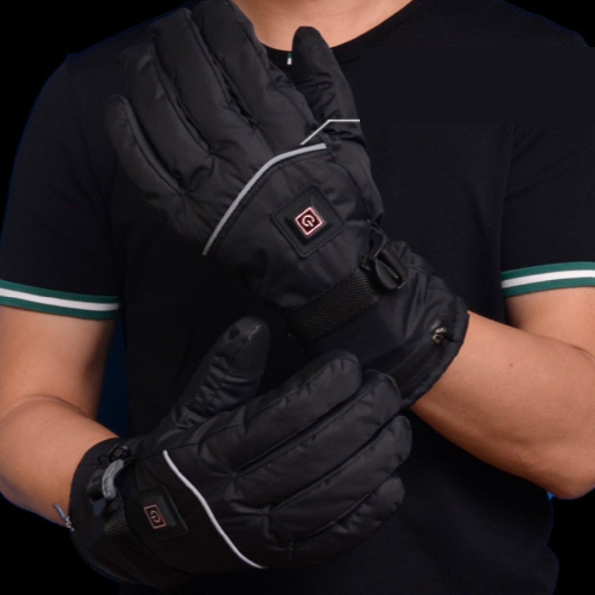 히트엑스 발열장갑 충전식 겨울 라이딩 온열 방한용 장갑, 1개 78,000원