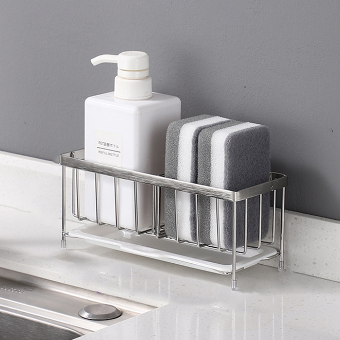 리빙공감 스텐304 물빠짐 수세미 거치대, 실버, 1개 10,900원