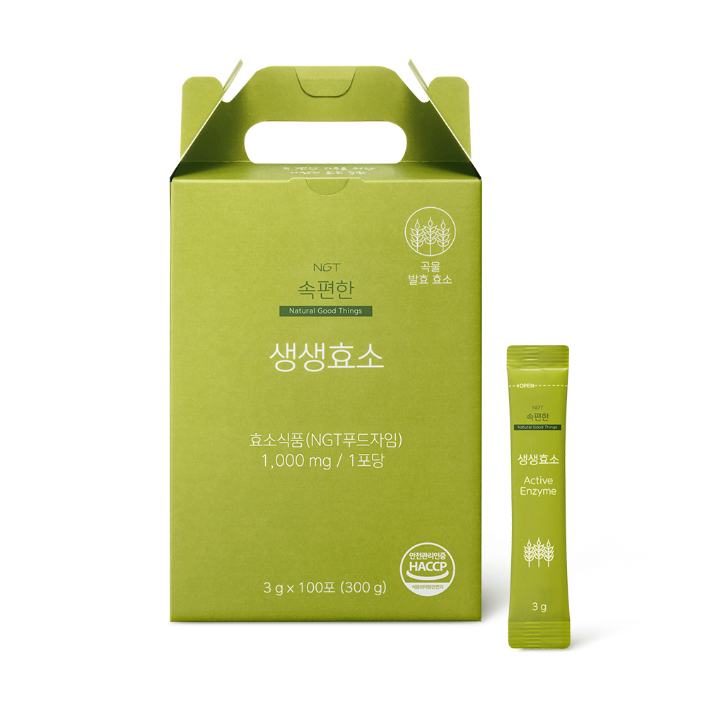 네츄럴굿띵스 속편한 생생효소 100포 1박스, 300g, 1개 166,500원