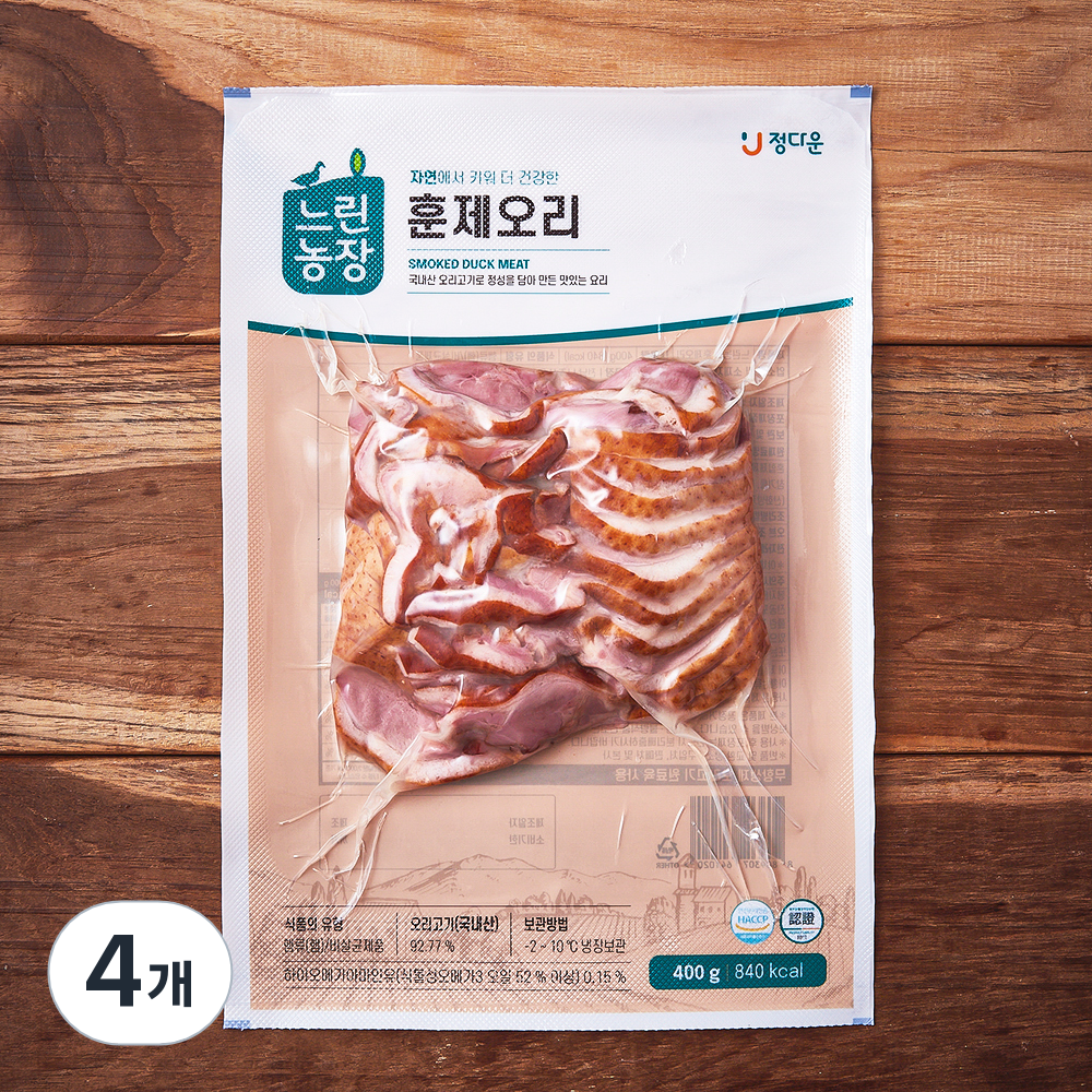 [로켓프레시] 정다운 느린 농장 훈제오리 39,960원