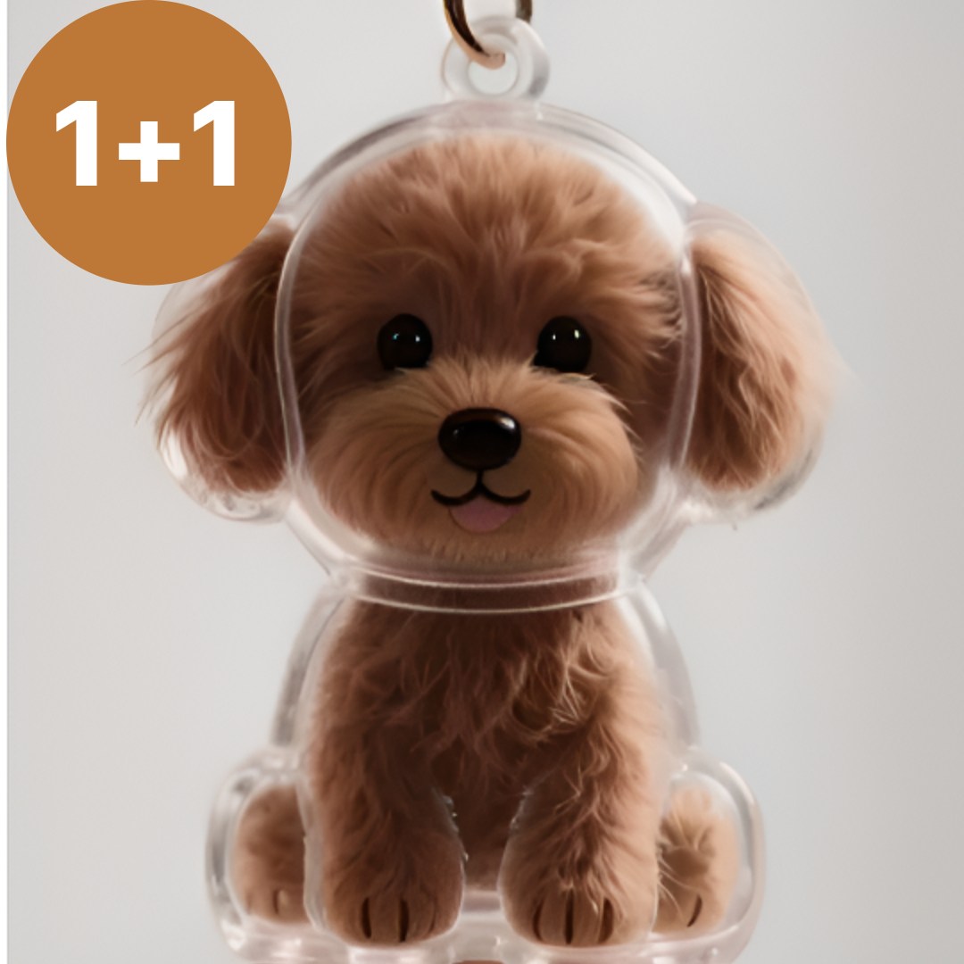 도치코 강아지털 키링 털보관 반려동물털 캡슐 보관함 푸들 키링1+1 6,800원